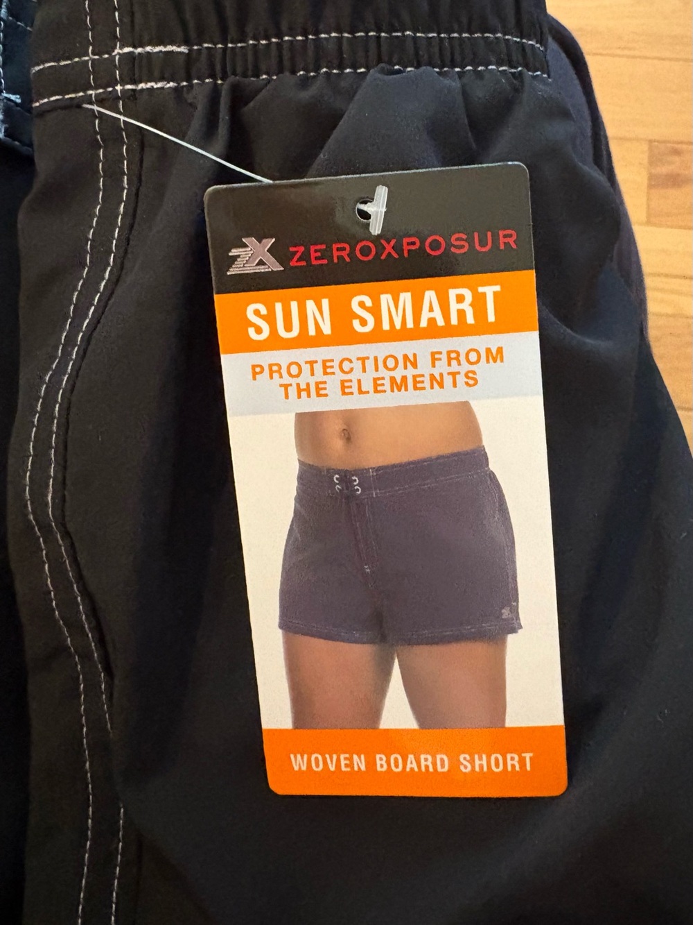 Zeroxposur Black Swim Shorts Size 14 (XL) Quick Dry Sun Protection - Picture 3 of 6